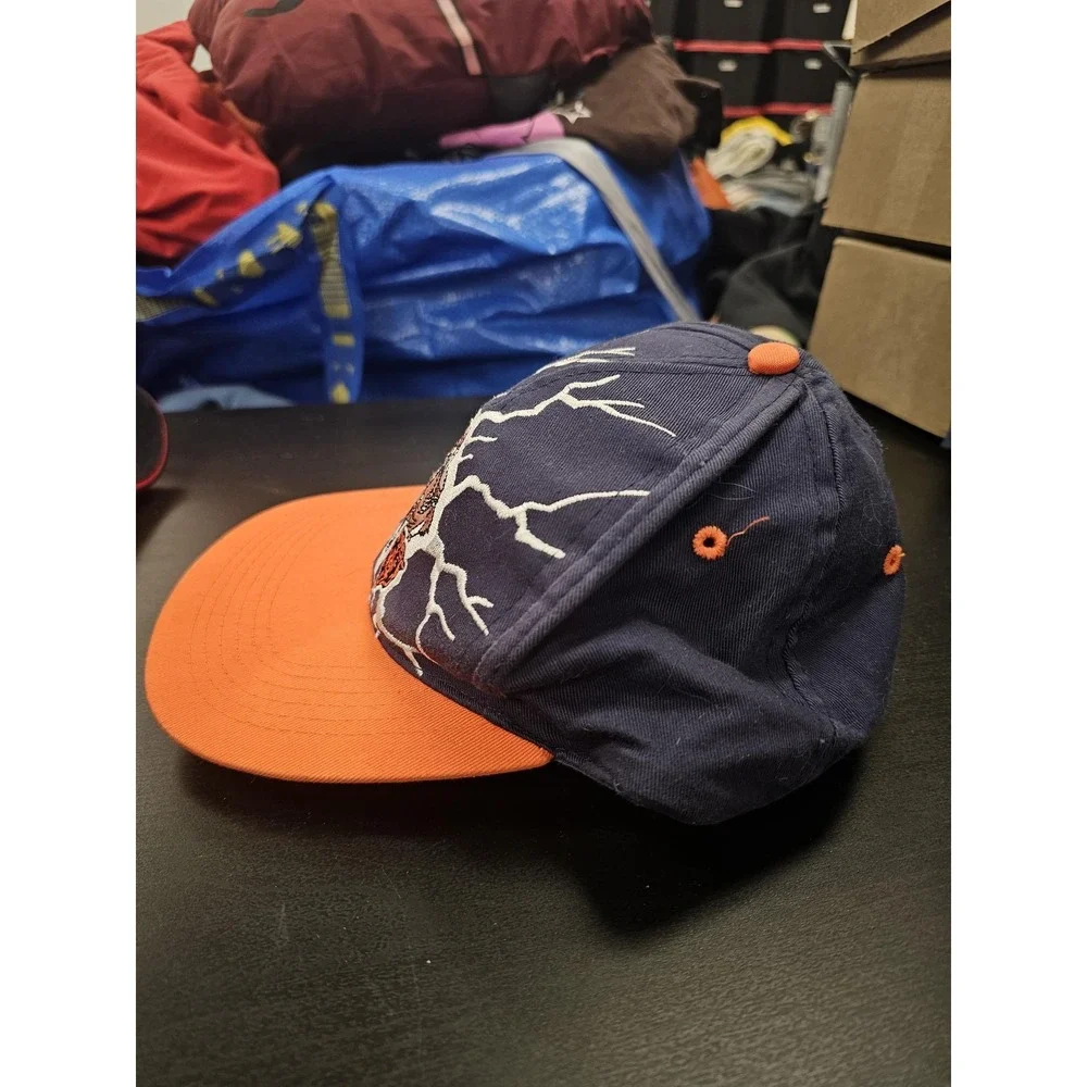Vintage Chicago Bears Hat Cap Snap Back One Size‎ Blue Orange NFL Football Kids